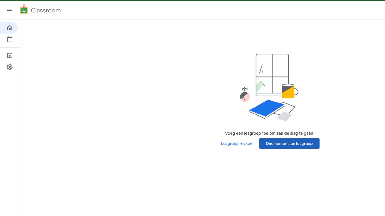 Google Classroom interface, AI in het onderwijs