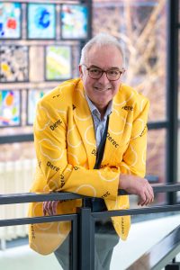 Biologiedocent Jos op middelbare school Vonk in Purmerend.